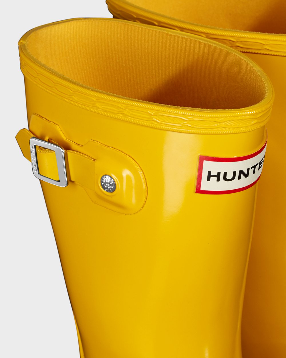 Galochas Hunter Criança Amarelas - Original Big Gloss - 74ZFRNUQC